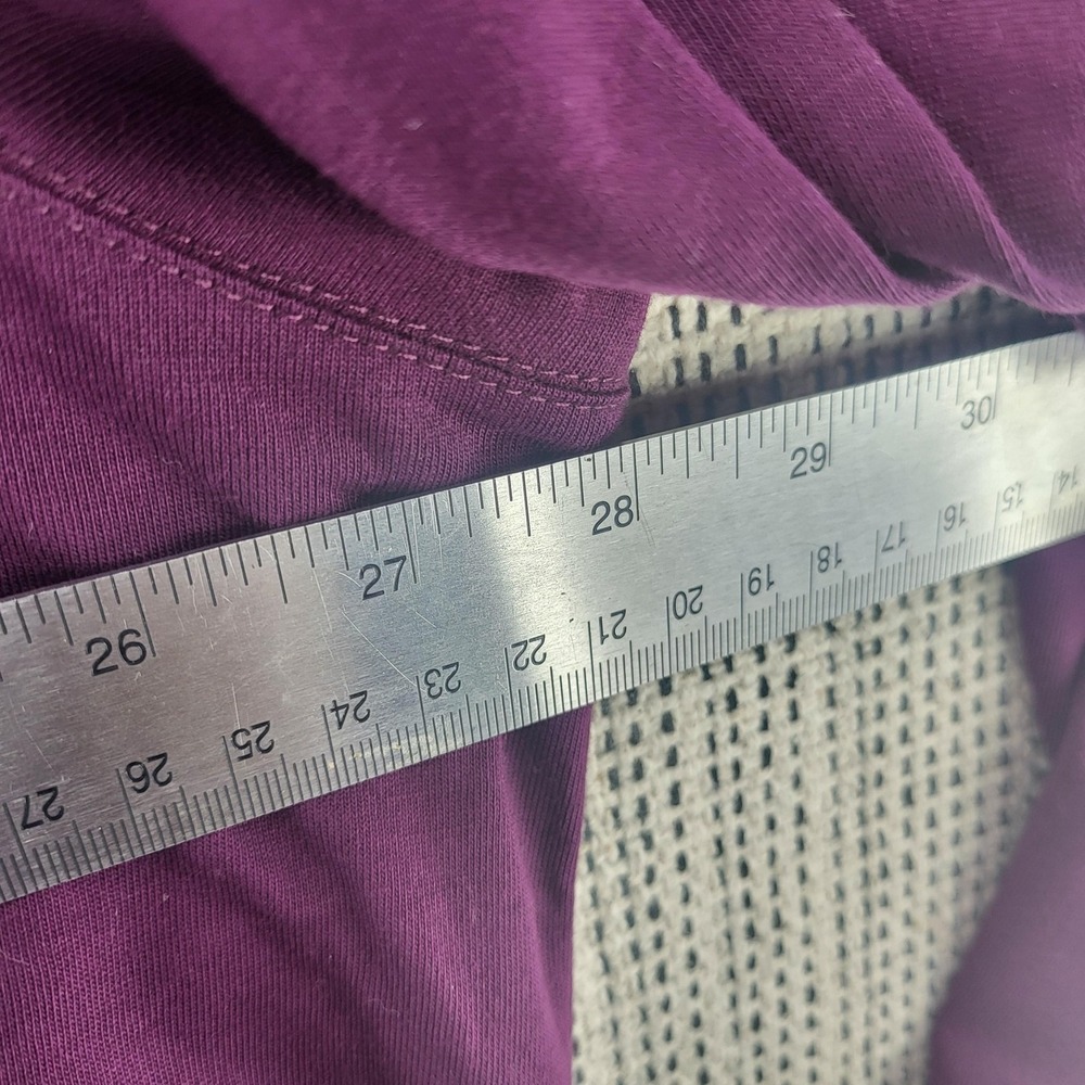 Lacoste Hoodie Mens 4XL Purple L23 Logo Regular Fit Long Sleeve Shirt Casual - Picture 4 of 7